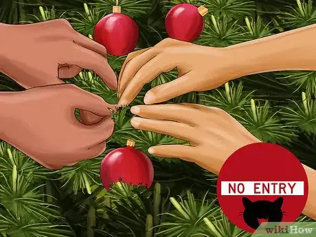 Image titled Cat Proof Your Christmas Tree Step 2