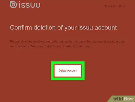 Image titled Delete an Issuu Account Step 7