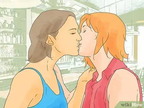 Image titled Become Comfortable with Kissing a Girl Step 11