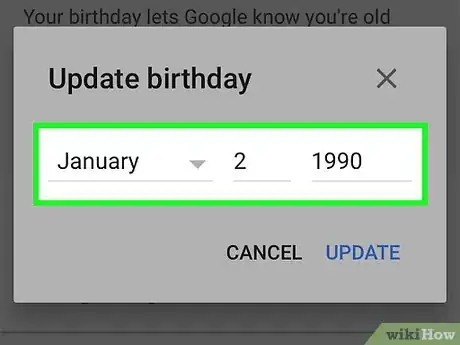 Image titled Change Age on YouTube Step 26