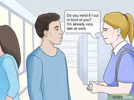 Image titled Cut in a Queue Step 1