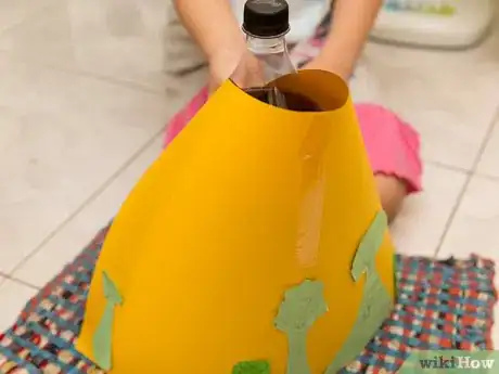 Image titled Make a Volcano out of Mentos and Soda Step 7