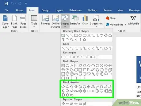 Image titled Draw Arrows in Word Step 11