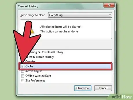 Image titled Clear the Cache in Firefox Step 20