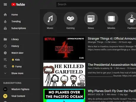 Image titled Dark Theme in YouTube 2019.png