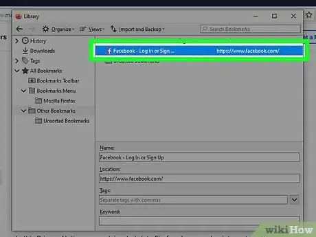 Image titled Delete a Bookmark in Mozilla Firefox Step 8