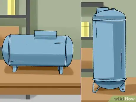 Image titled Make a Wood Burning Heater from an Air Compressor Tank Step 2