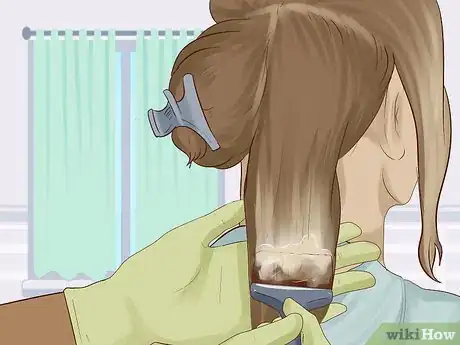 Image titled Dye Blonde Hair Brown Step 7