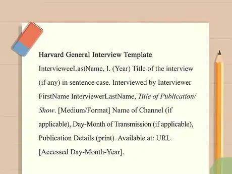 Image titled Cite an Interview Harvard Style Step 1