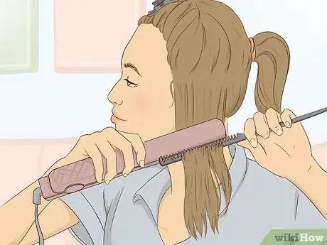Image titled Straighten Natural Hair Step 8