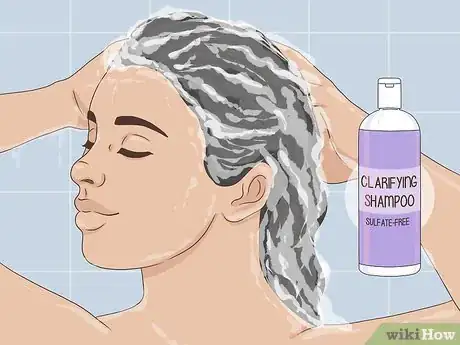 Image titled Follow the Curly Girl Method for Curly Hair Step 1