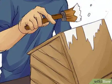 Image titled Transform a Miniature Wooden Birdhouse with Acrylic Paint Step 2