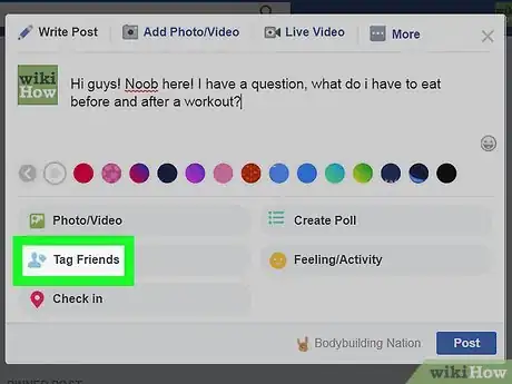 Image titled Post to a Facebook Group on PC or Mac Step 8