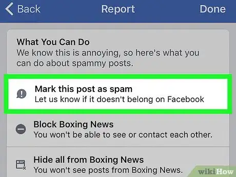 Image titled Report a Post on Facebook Step 14