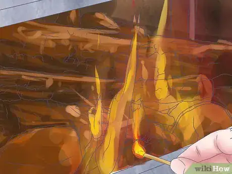 Image titled Build a Fire in a Woodburning Heater Step 15