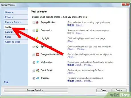 Image titled Customize the Google Toolbar Step 6