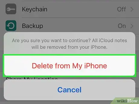 Image titled Store iPhone Notes to Your iPhone Only Step 19