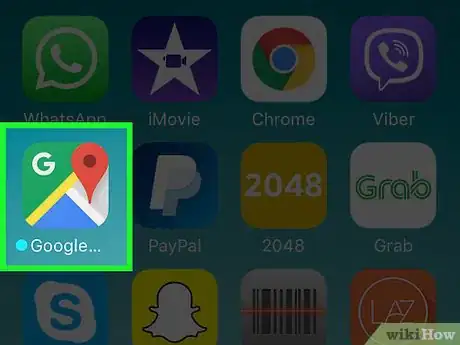 Image titled Write Reviews on Google Maps on an iPhone Step 1