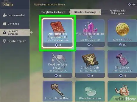 Image titled Increase Your Character EXP Fast in Genshin Impact Step 5