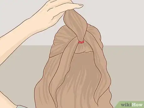 Image titled Make a Half‐Up Fishtail Ponytail Step 16