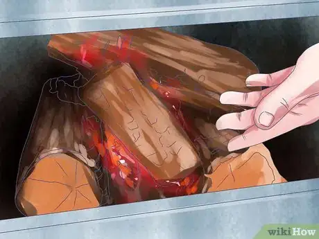 Image titled Build a Fire in a Woodburning Heater Step 16