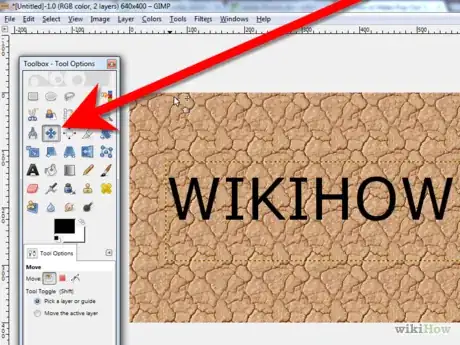 Image titled Make Pop Out Text Using GIMP Step 4.png