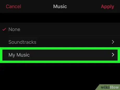 Image titled Access Music on Clips App on iPhone or iPad Step 12