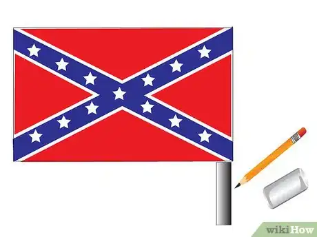 Image titled Draw a Rebel Flag Step 7