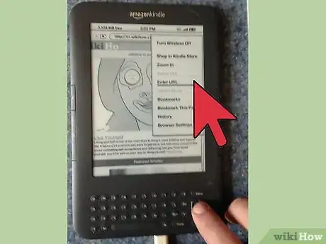 Image titled Use the Experimental (Web) Browser on a Kindle Keyboard Step 9