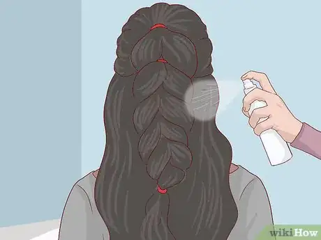 Image titled Make a Half‐Up Fishtail Ponytail Step 21