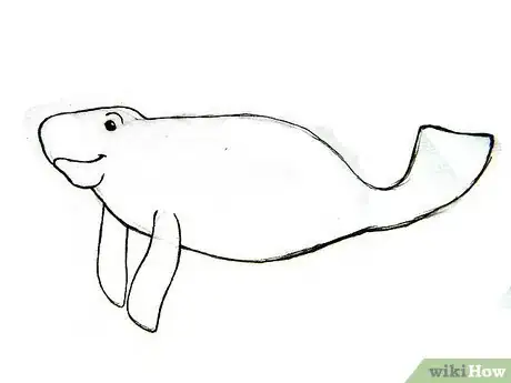 Image titled How to Draw Manatees Step 4