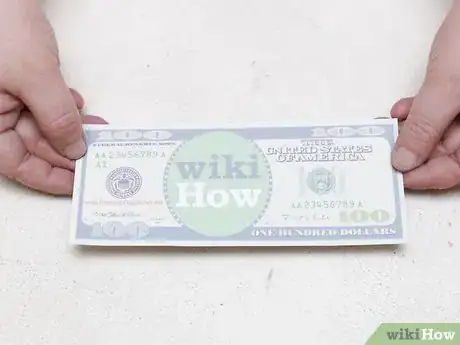 Image titled Make a Turtle out of a Dollar Bill Step 1