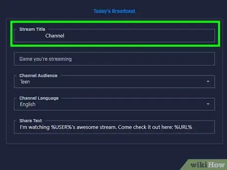 Image titled Stream on Mixer App Step 25