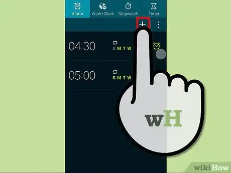 Image titled Set the Alarm Clock on a Motorola RAZR Phone Step 6