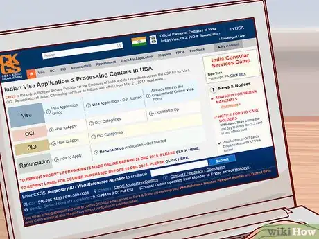 Image titled Get a Visa for India Step 14