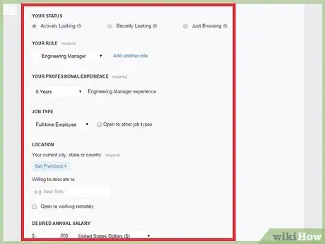 Image titled Post a Resume on AngelList Step 4