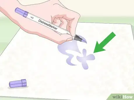 Image titled Water Color with Distress Markers Step 7