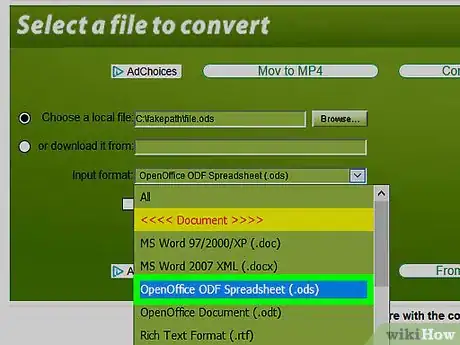 Image titled Open an ODS File on PC or Mac Step 12