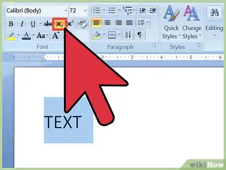 Image titled Create Superscript and Subscript in MS Word Step 6