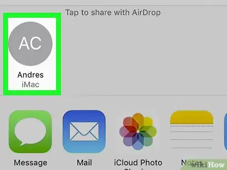 Image titled Use AirDrop on iPhone or iPad Step 8