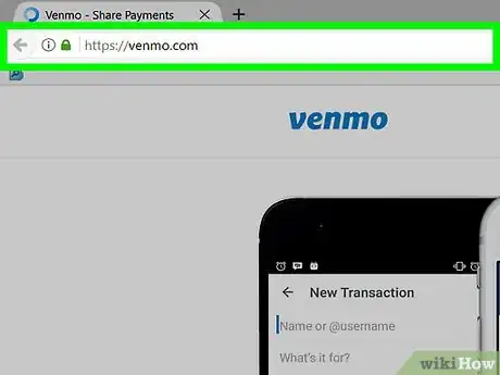 Image titled Create a Venmo Account on a PC or Mac Step 1