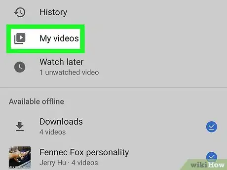 Image titled Access Private Videos on YouTube on iPhone or iPad Step 3