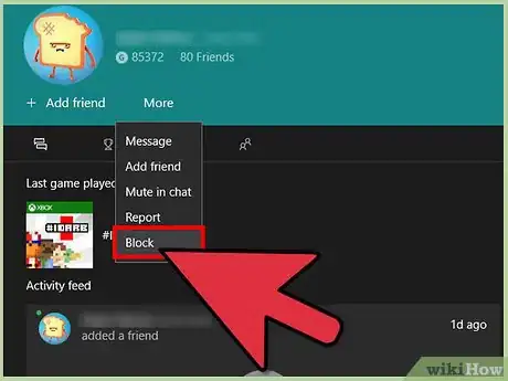 Image titled Block Someone on Xbox One Step 13