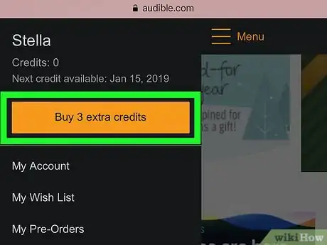 Image titled Get Audible Credits on iPhone or iPad Step 7