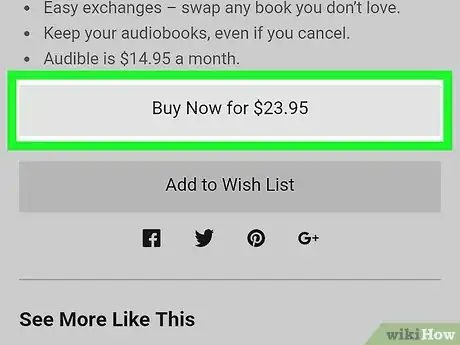 Image titled Purchase an Audible Audiobook on Android Step 5