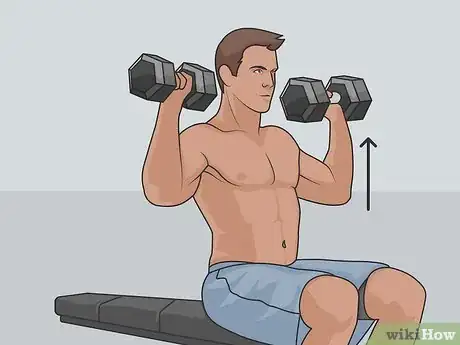 Image titled Do a Dumbbell Military Press Step 02