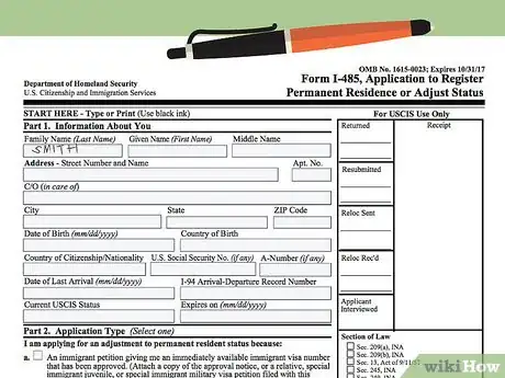 Image titled File Immigration Petition for Spouse Step 7