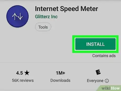 Image titled Monitor Internet Speed over Time on Android Step 4