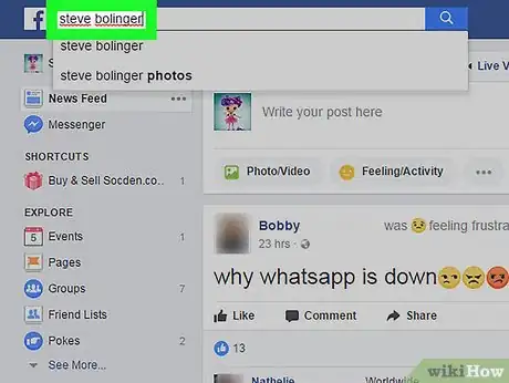 Image titled Find a User's Email Address on Facebook on a PC or Mac Step 2