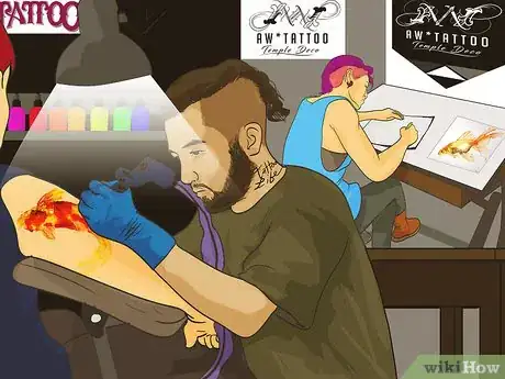 Image titled Get a Watercolor Tattoo Step 1